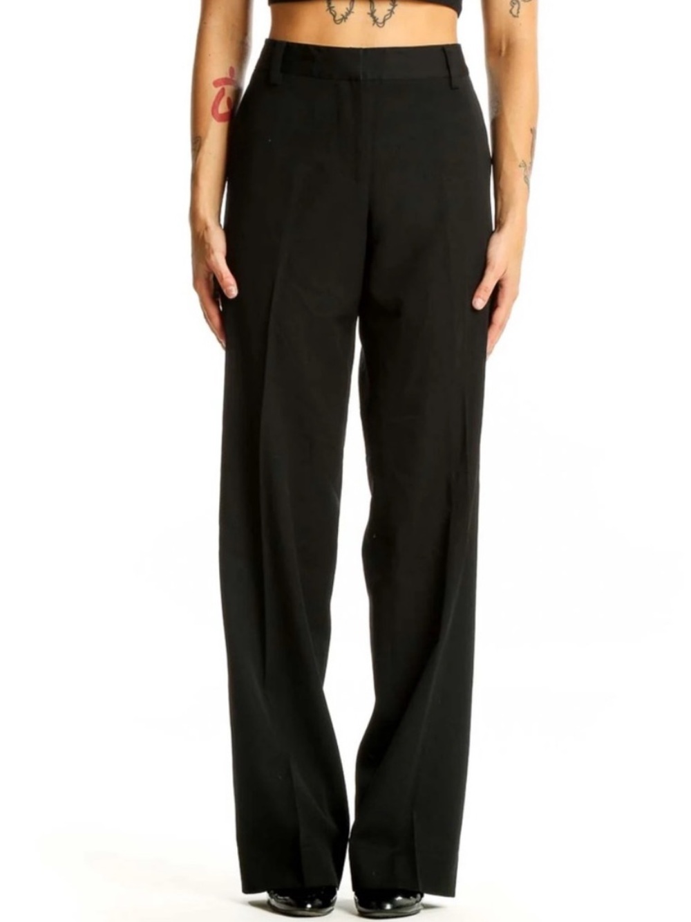 DKNY black Trousers NWT size 12 casual office bussines elegant versatile women